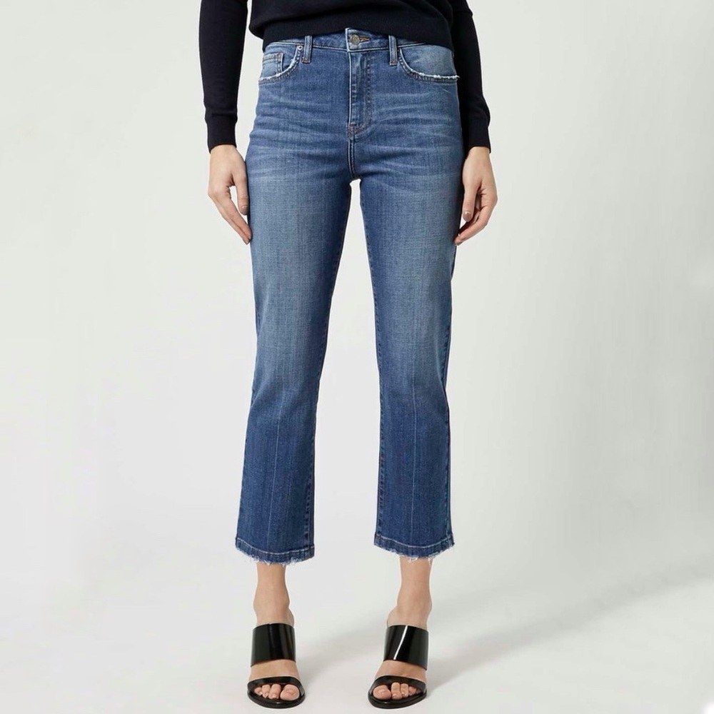 Topshop moto dree jeans straight leg jeans crop jeans size 28